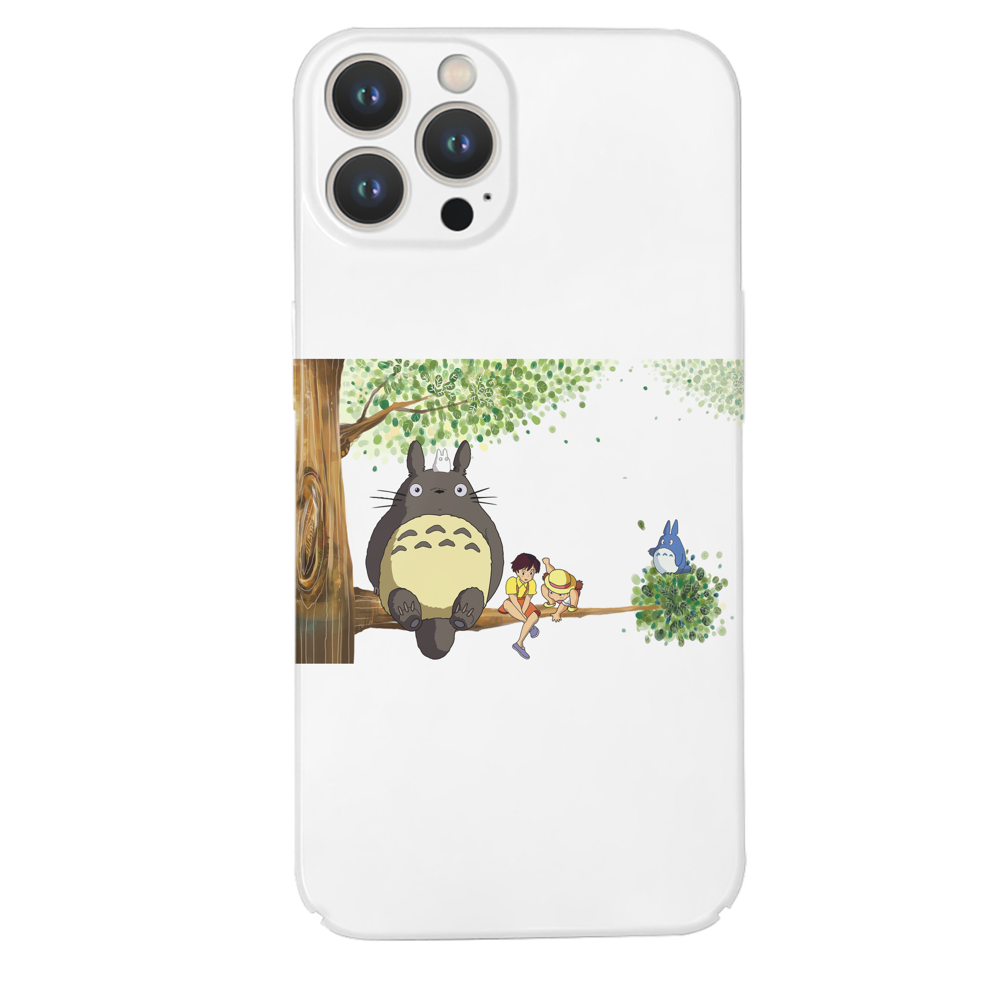 （画像用） となりのトトロ 草壁メイ 草壁サツキ My Neighbor Totoro Satsuki Kusakabe Mei Kusakabe 【iPhone 14シリーズ対応】ハードケース